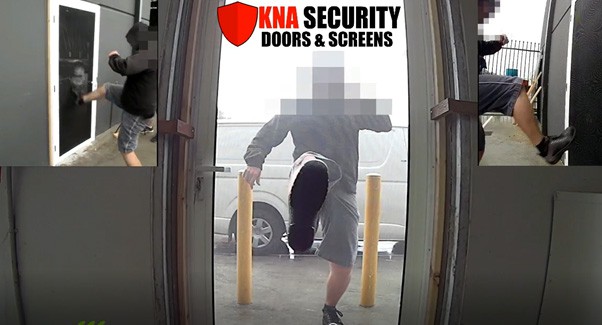 screen door strength tested