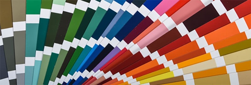 Power Coated Colour Range