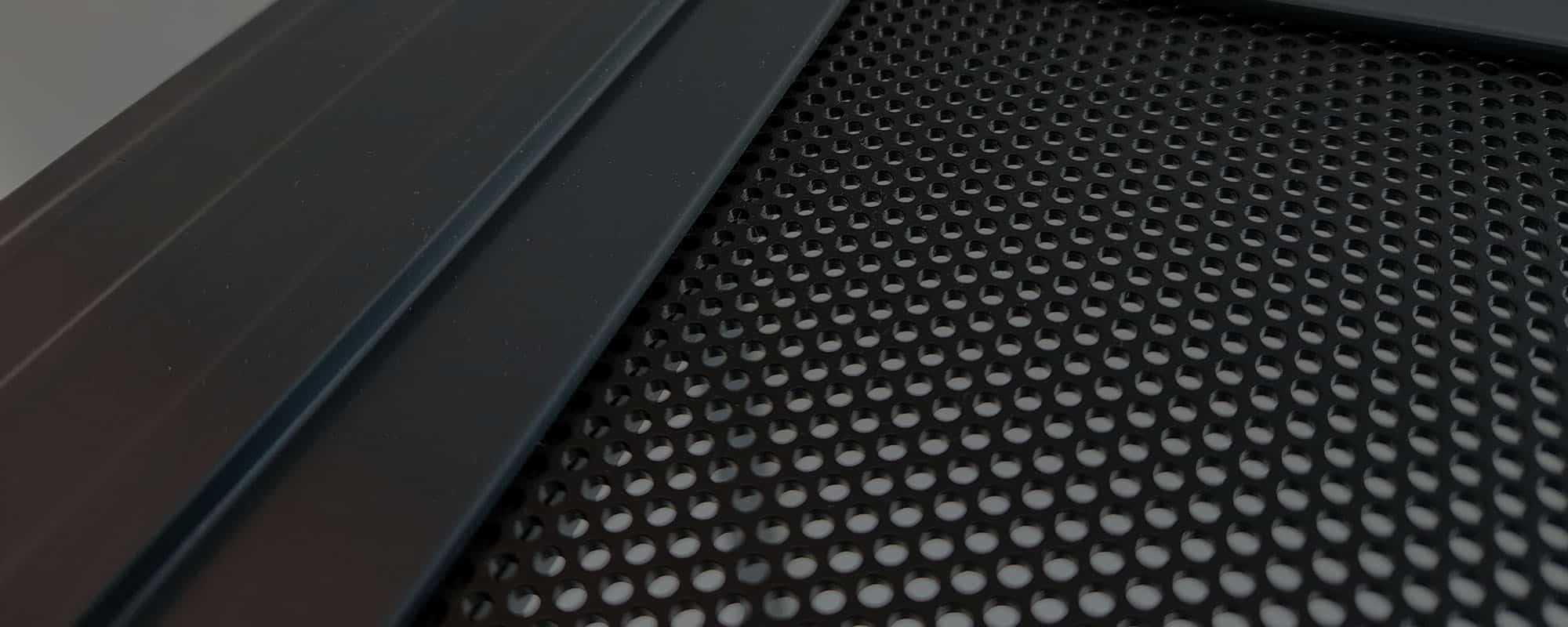 Perforated Aluminium Screens Security Windows KNA Security